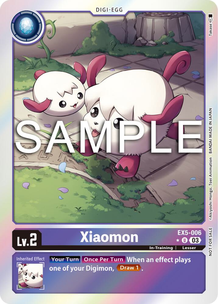 Xiaomon Ex5-006 - Ex05 Animal Colosseum Box Topper Promo