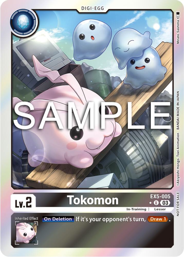 Tokomon Ex5-005 - Ex05 Animal Colosseum Box Topper Promo