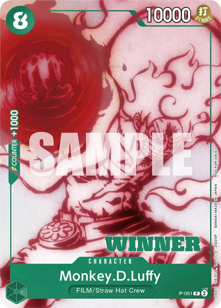 Monkey.D.Luffy - P-061 - Starter Deck 11: Uta Deck Battle WINNER
