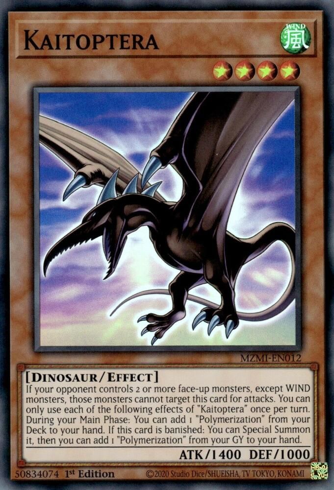 Kaitoptera - (MZMI-EN012) Super Rare - 1st Edition