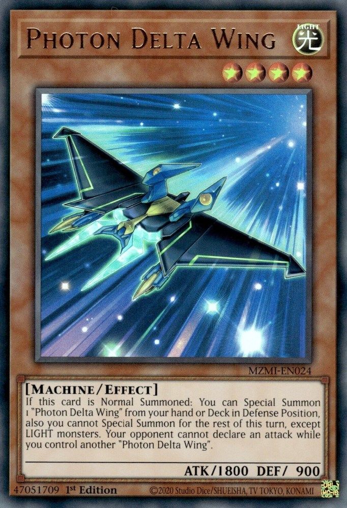 Photon Delta Wing - (MZMI-EN024) Ultra Rare - 1st Edition