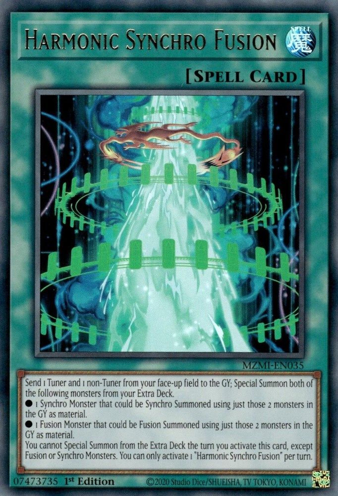 Harmonic Synchro Fusion - (MZMI-EN035) Ultra Rare - 1st Edition