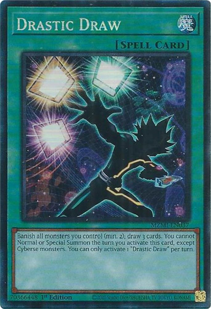 Drastic Draw (CR) - (MZMI-EN037) Collector's Rare - 1st Edition