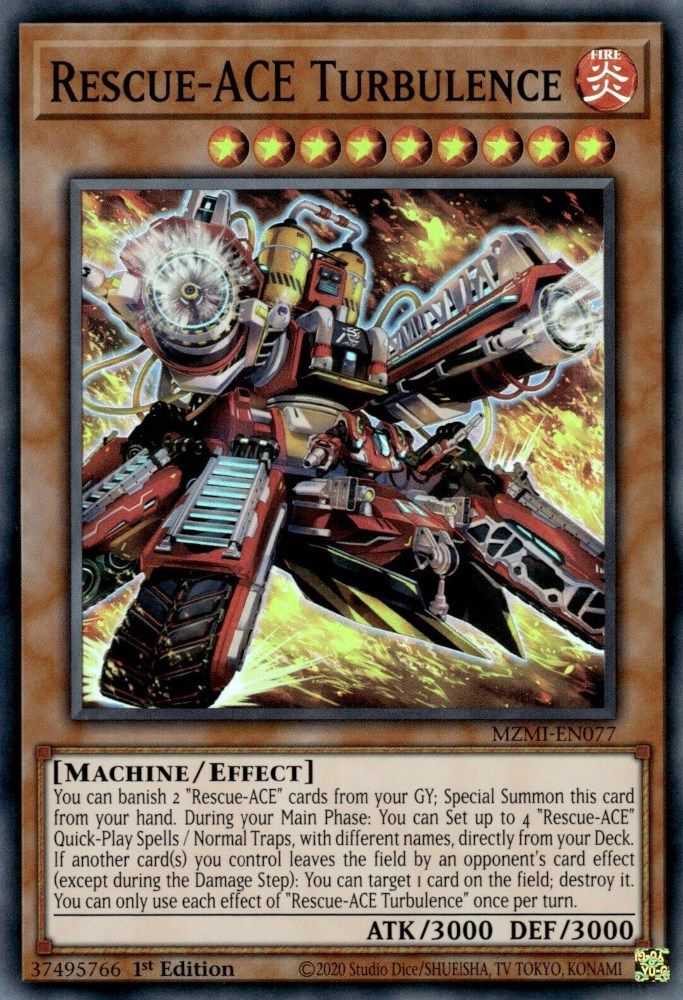 Rescue-ACE Turbulence - (MZMI-EN077) Super Rare - 1st Edition