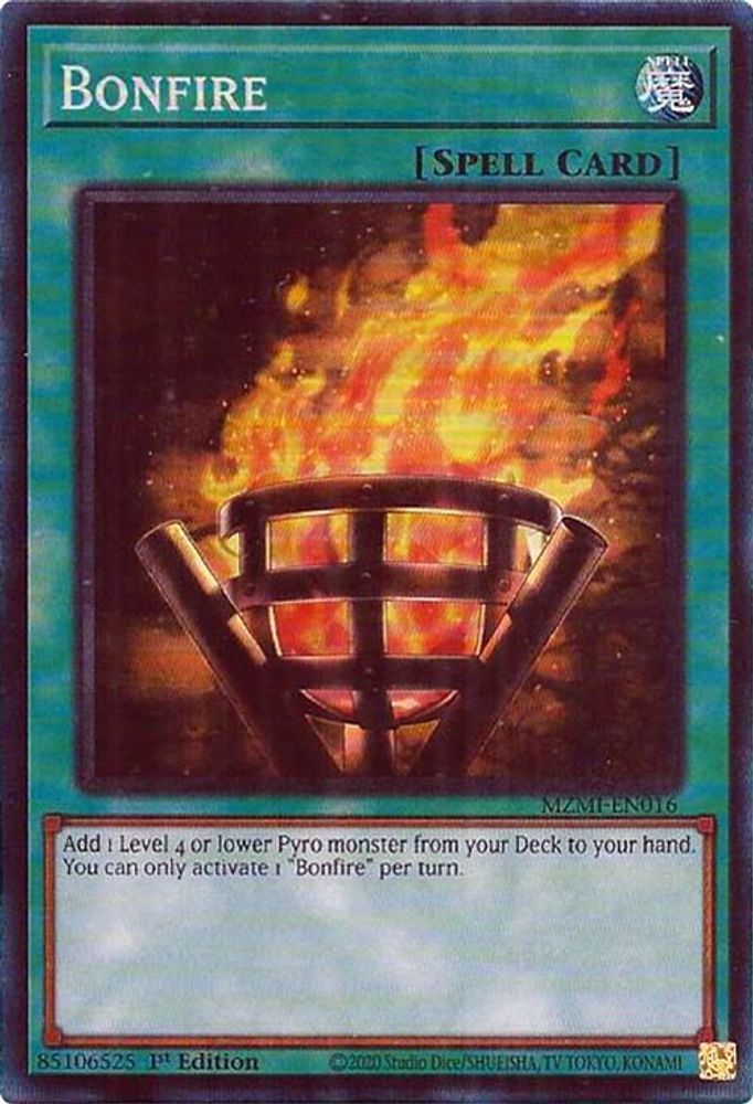 Bonfire (CR) - (MZMI-EN016) Collector's Rare - 1st Edition