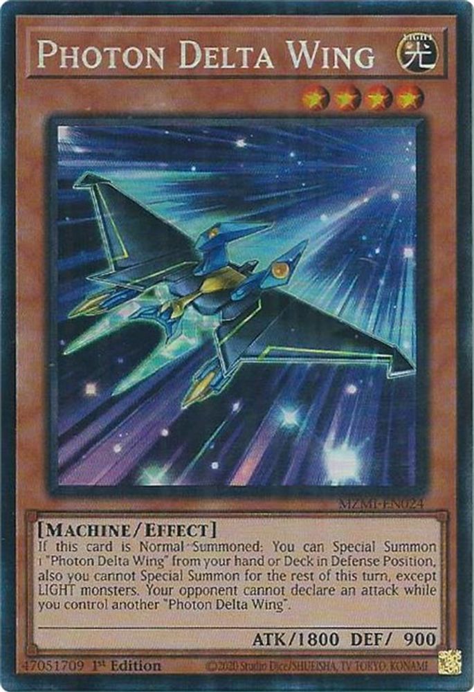 Photon Delta Wing (CR) - (MZMI-EN024) Collector's Rare - 1st Edition