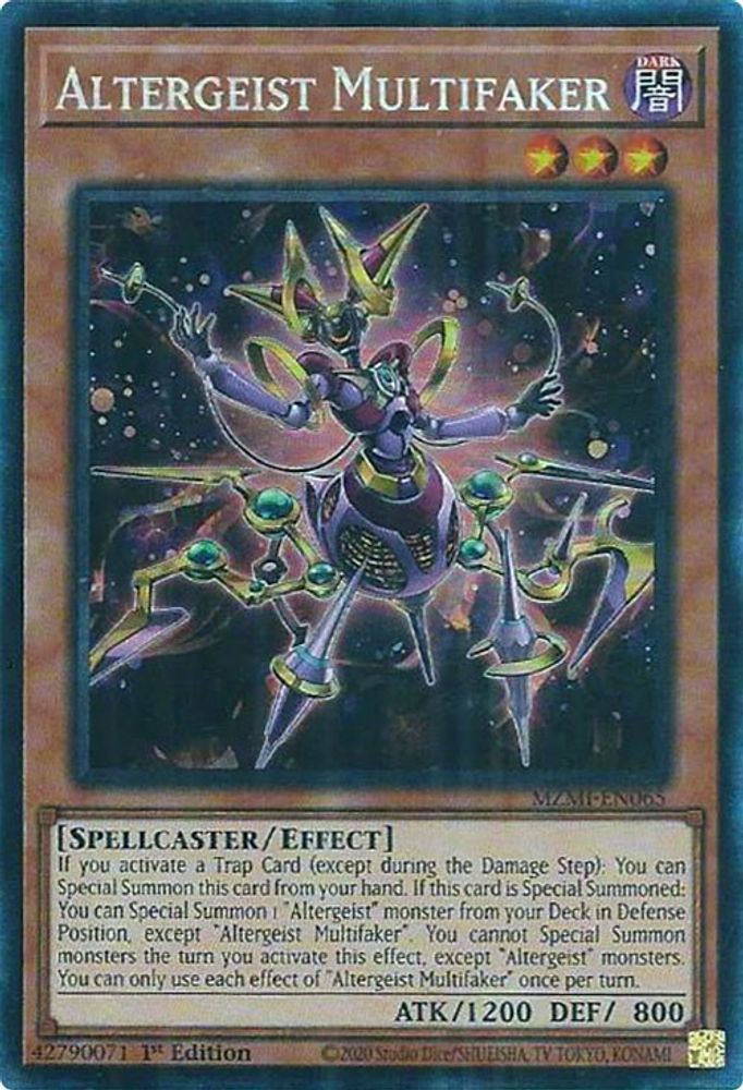 Altergeist Multifaker (CR) - (MZMI-EN065) Collector's Rare - 1st Edition