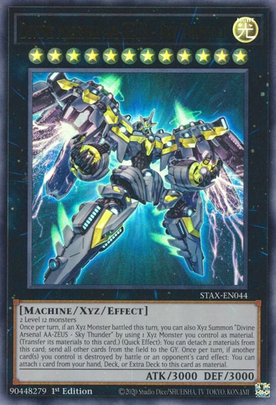 Divine Arsenal AA-ZEUS - Sky Thunder - STAX-EN044 - Ultra Rare 1st Edition