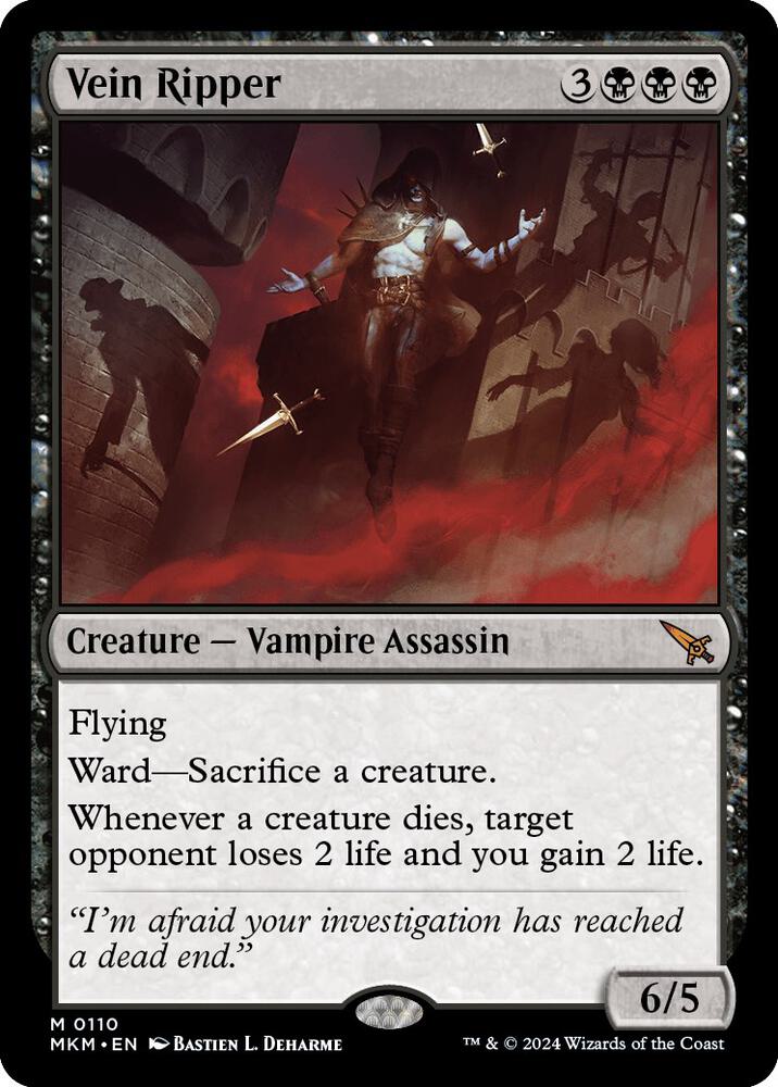 FOIL Vein Ripper - #110 - Mythic Murders at Karlov Manor