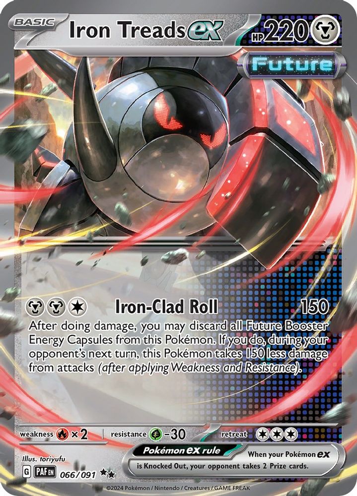Iron Treads ex - [  066/091 ] - Double Rare - Pokemon SV Paldean Fates