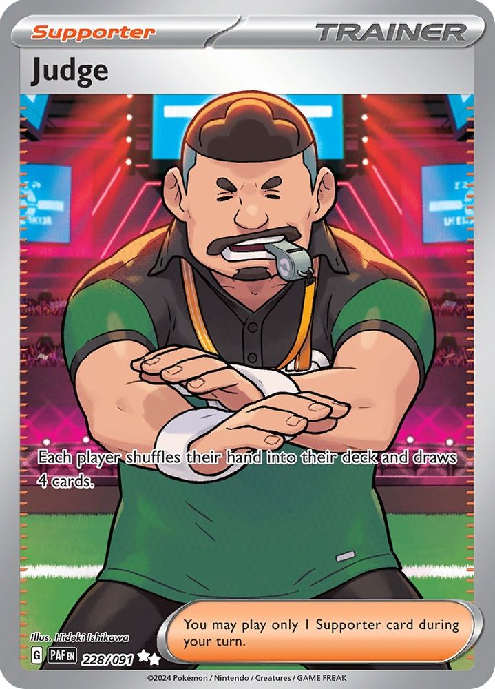 Judge - [  228 ] - Ultra Rare - Pokemon SV Paldean Fates