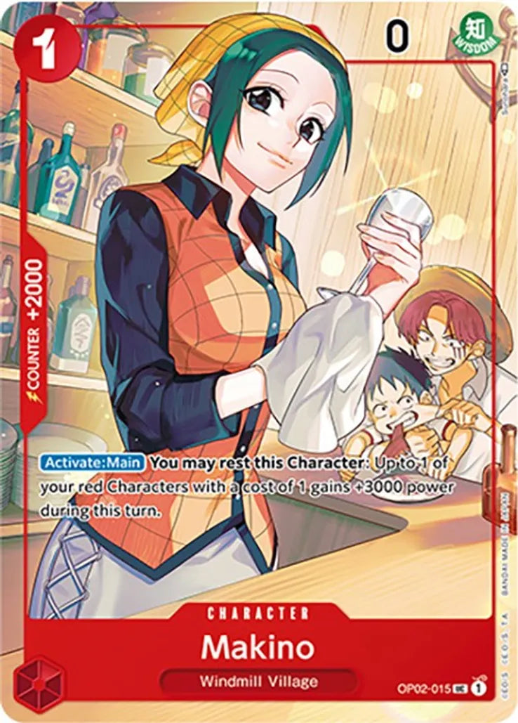 Makino - OP02-015 - SEC - Japanese 1st Anniversary One Piece Promo