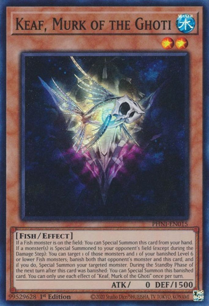 Keaf, Murk of the Ghoti - (PHNI-EN015) Super Rare - 1st Edition