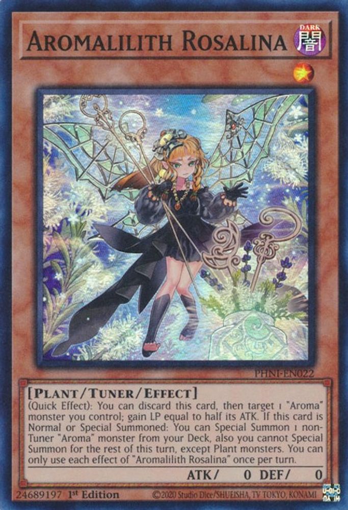 Aromalilith Rosalina - (PHNI-EN022) Super Rare - 1st Edition