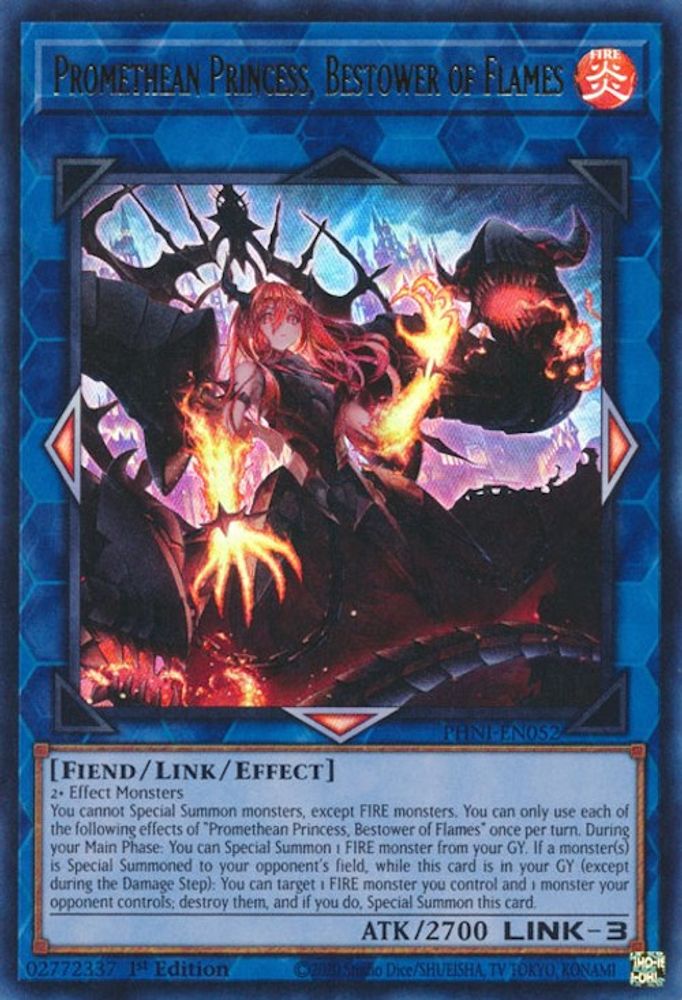 Promethean Princess, Bestower of Flames - (PHNI-EN052) Ultra Rare - 1st Edition