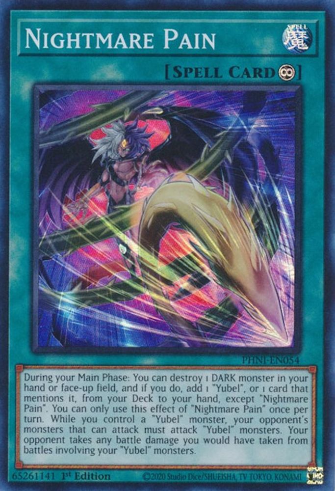 Nightmare Pain - (PHNI-EN054) Super Rare - 1st Edition