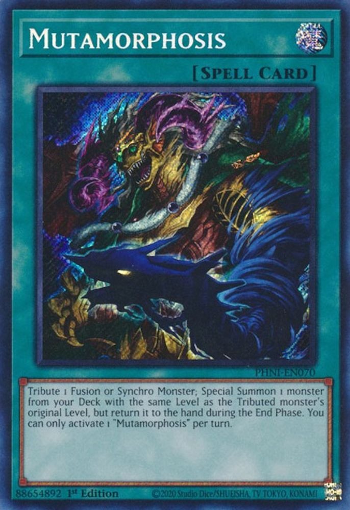 Mutamorphosis - (PHNI-EN070) Secret Rare - 1st Edition