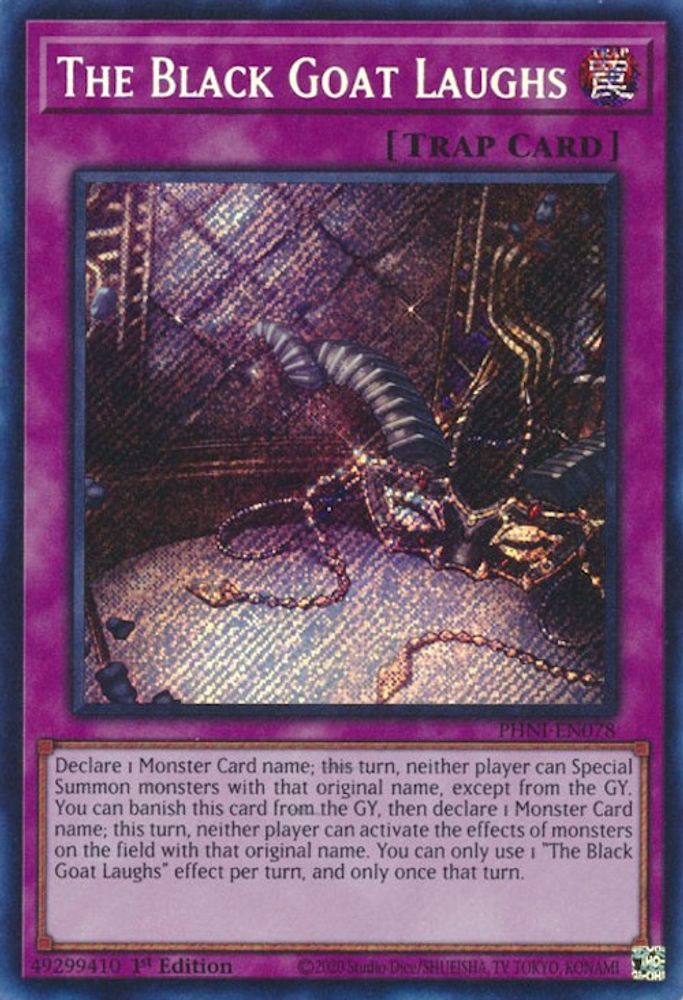 The Black Goat Laughs - (PHNI-EN078) Secret Rare - 1st Edition