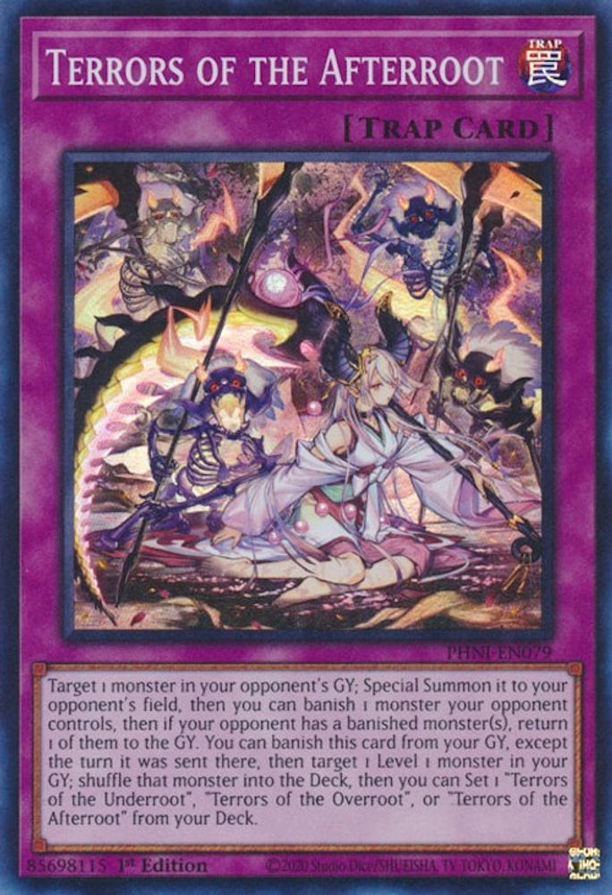 Terrors of the Afterroot - (PHNI-EN079) Super Rare - 1st Edition