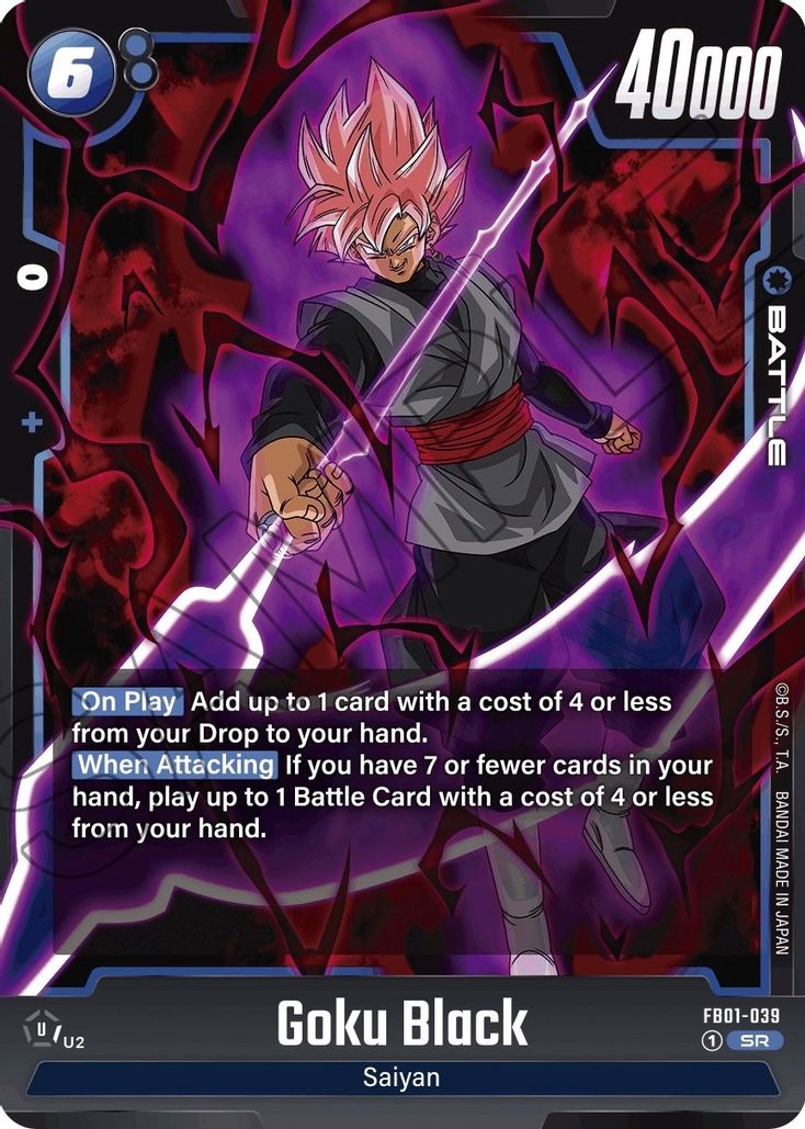 Goku Black - FB01-039 - SR Super Rare Awakened Pulse