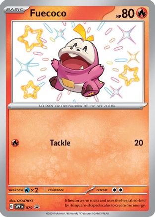 Fuecoco - SVP 079 - Pokemon SV Scarlet & Violet Promo