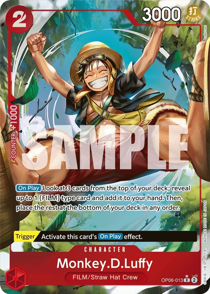 [ALTERNATE ART] Monkey.D.Luffy (OP06-013) R - One Piece Wings of the Captain