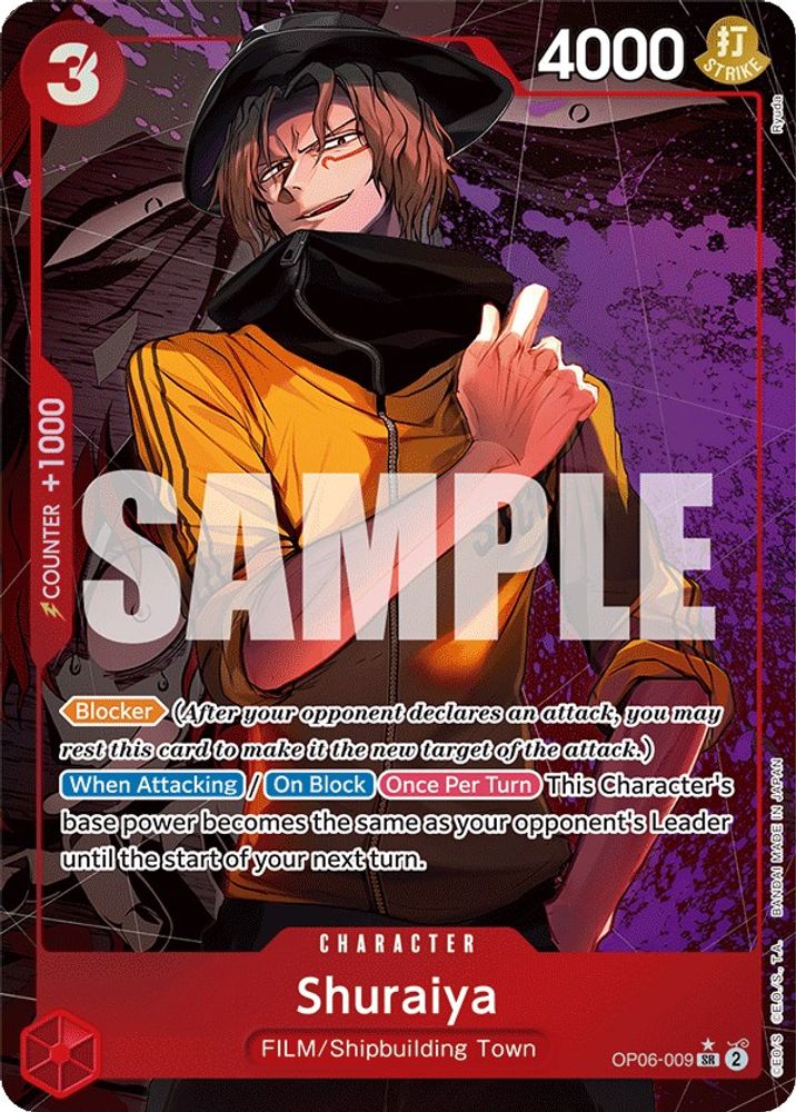 [ALTERNATE ART] Shuraiya (OP06-009) SR - One Piece Wings of the Captain