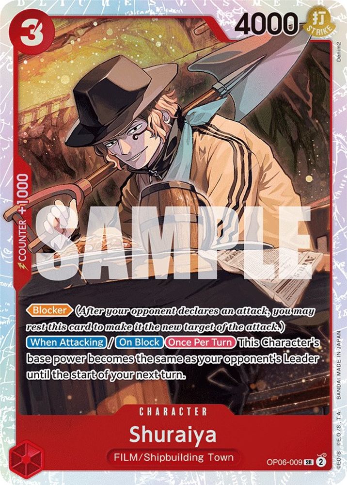 Shuraiya (OP06-009) Super Rare - One Piece Wings of the Captain