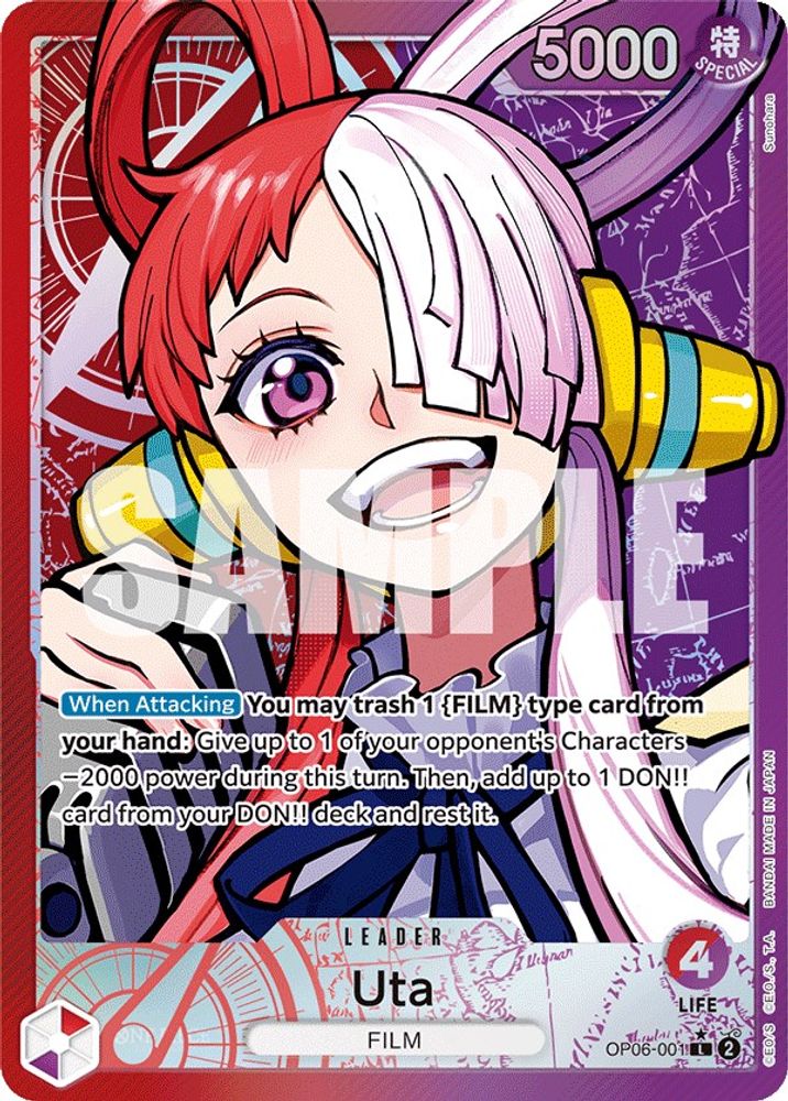 [ALTERNATE ART] Uta (OP06-001) L - One Piece Wings of the Captain