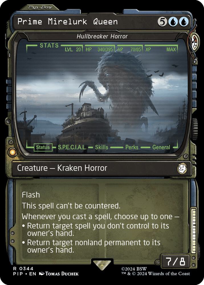 SHOWCASE Prime Mirelurk Queen - Hullbreaker Horror - #344 - Uncommon Universes Beyond: Fallout