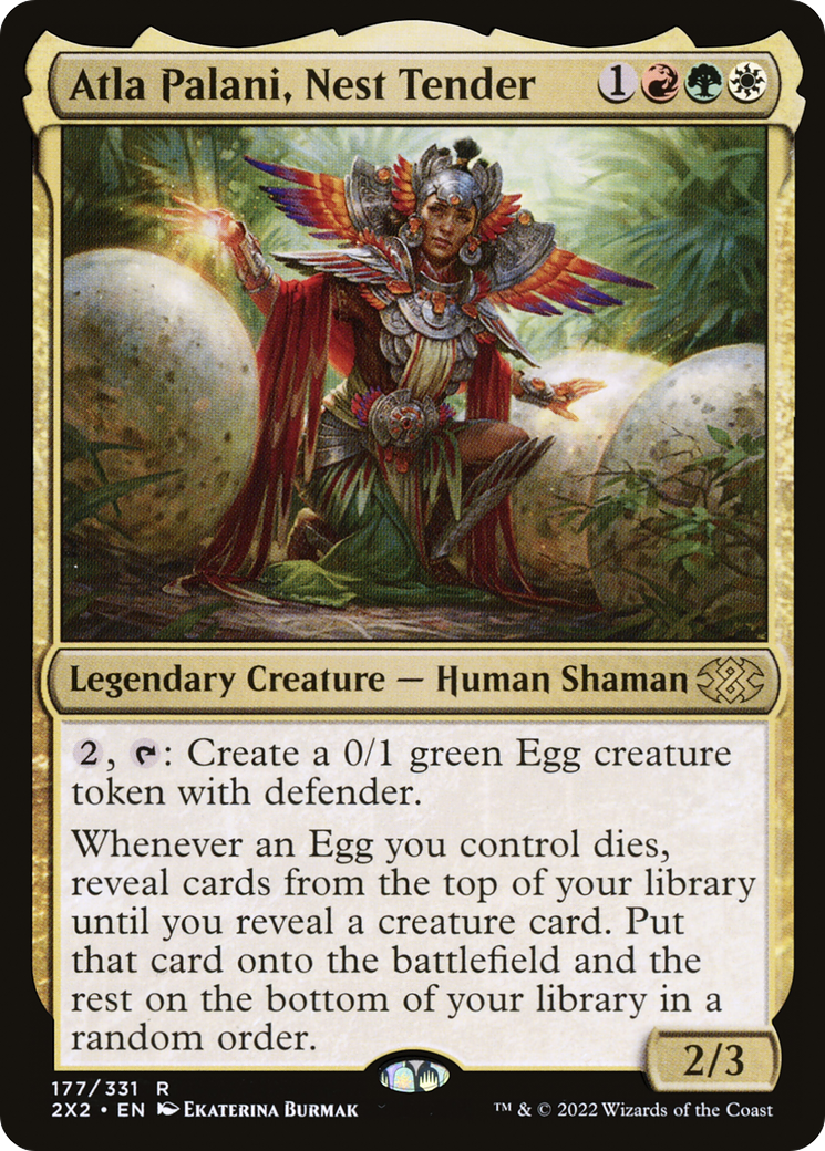 Atla Palani, Nest Tender #177 - RARE 2X2 - Double Masters 2022