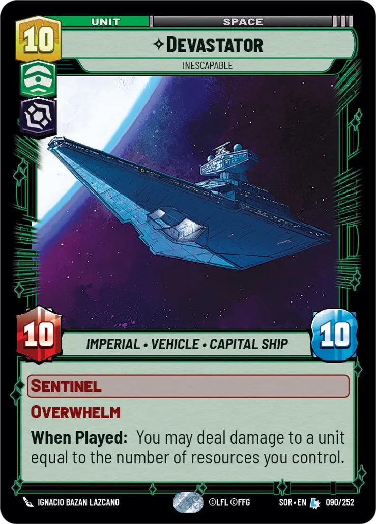 Devastator - Inescapable - 090/252 - Legendary Spark of Rebellion