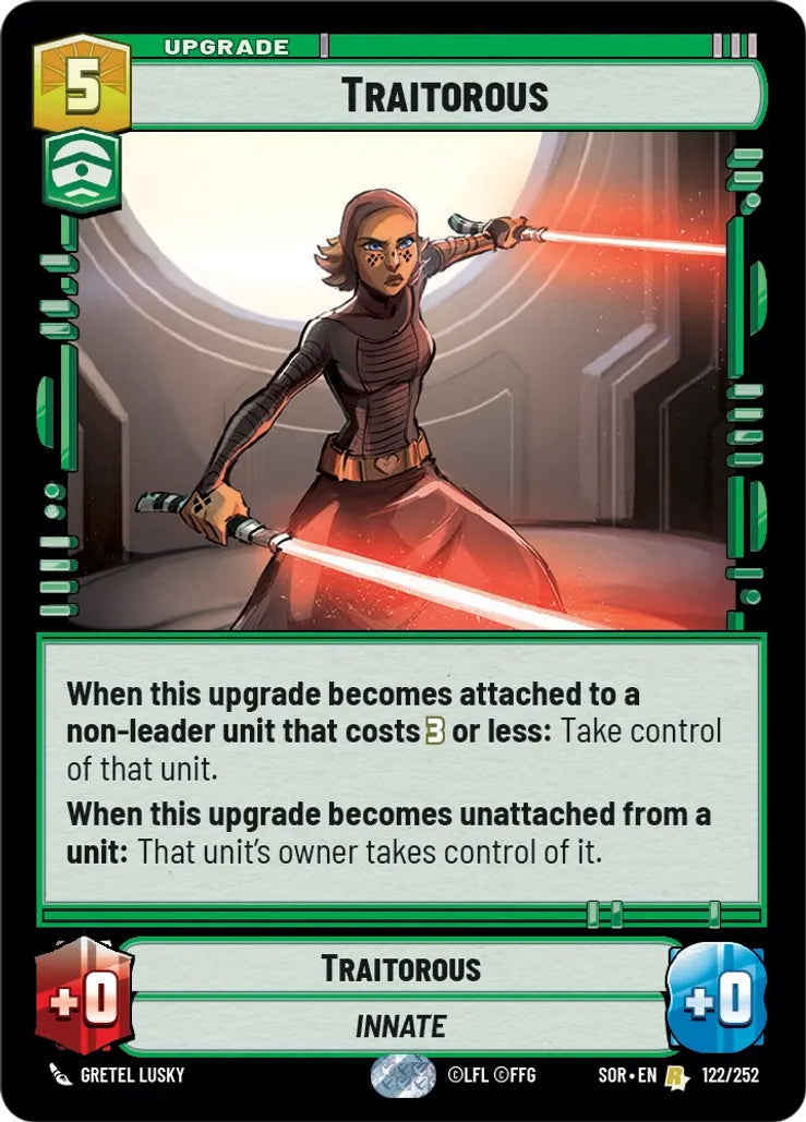 Traitorous - 122/252 - Rare Spark of Rebellion
