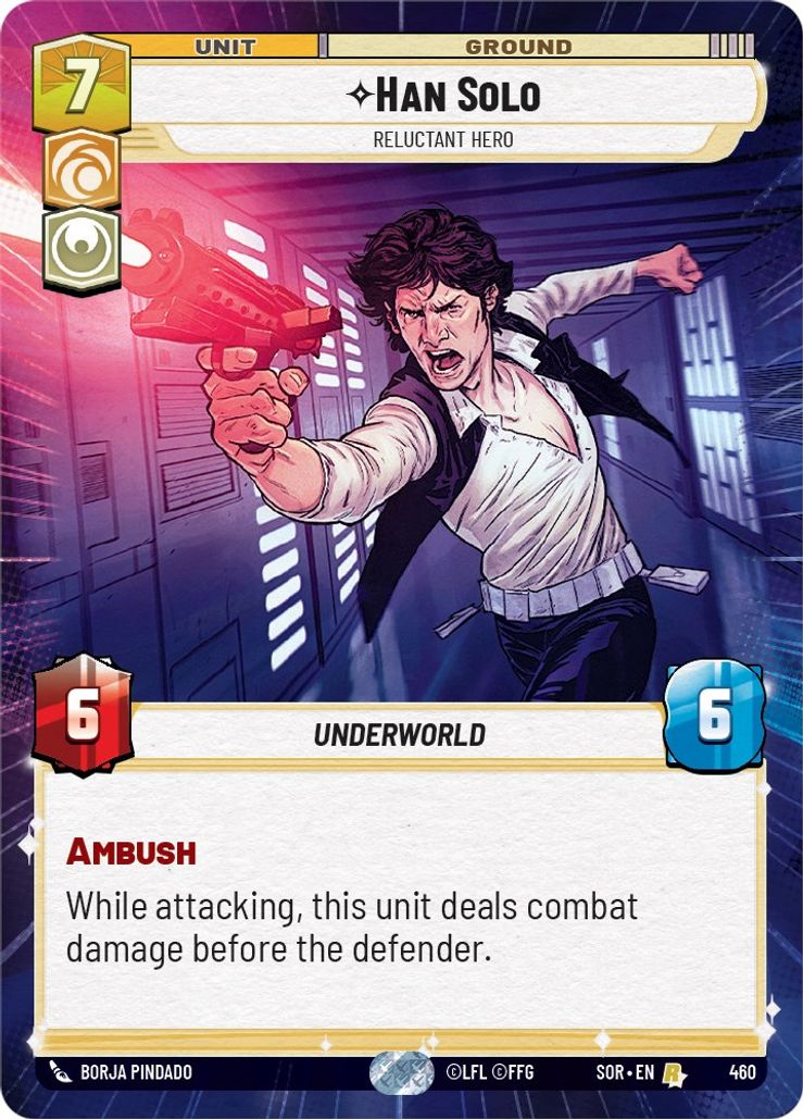 Hyperspace Han Solo - Reluctant Hero - No 460 - Rare Spark Of Rebellion