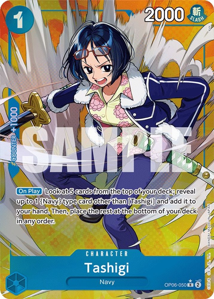 [ALTERNATE ART] Tashigi (OP06-050) R - One Piece Wings of the Captain