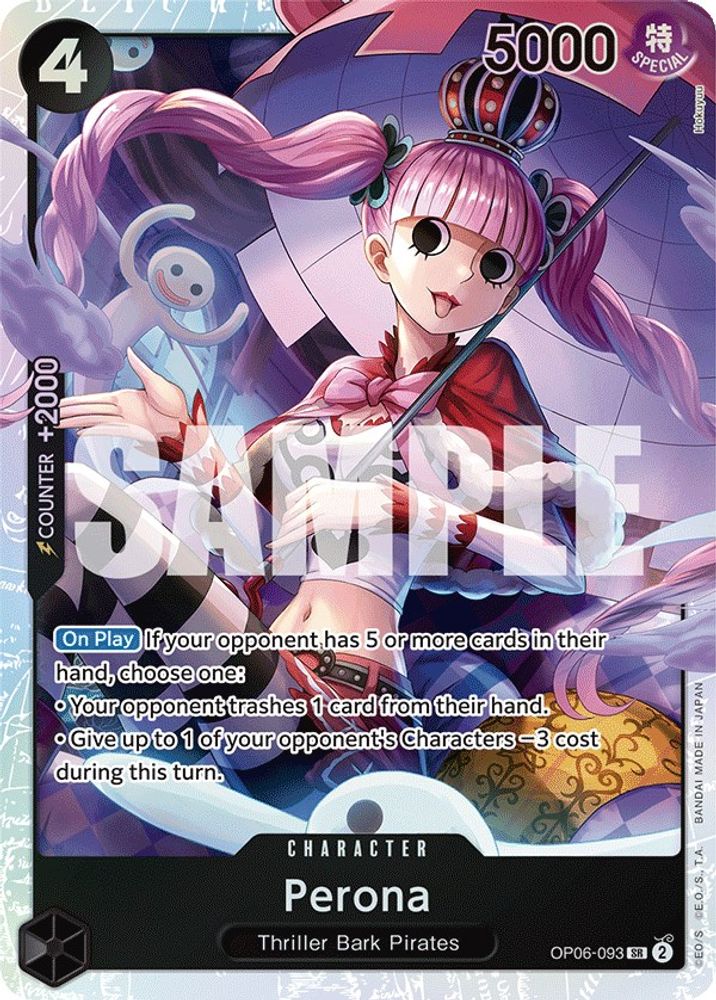 Perona (093) (OP06-093) Super Rare - One Piece Wings of the Captain