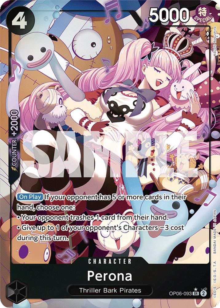 [ALTERNATE ART] Perona (093) (OP06-093) SR - One Piece Wings of the Captain