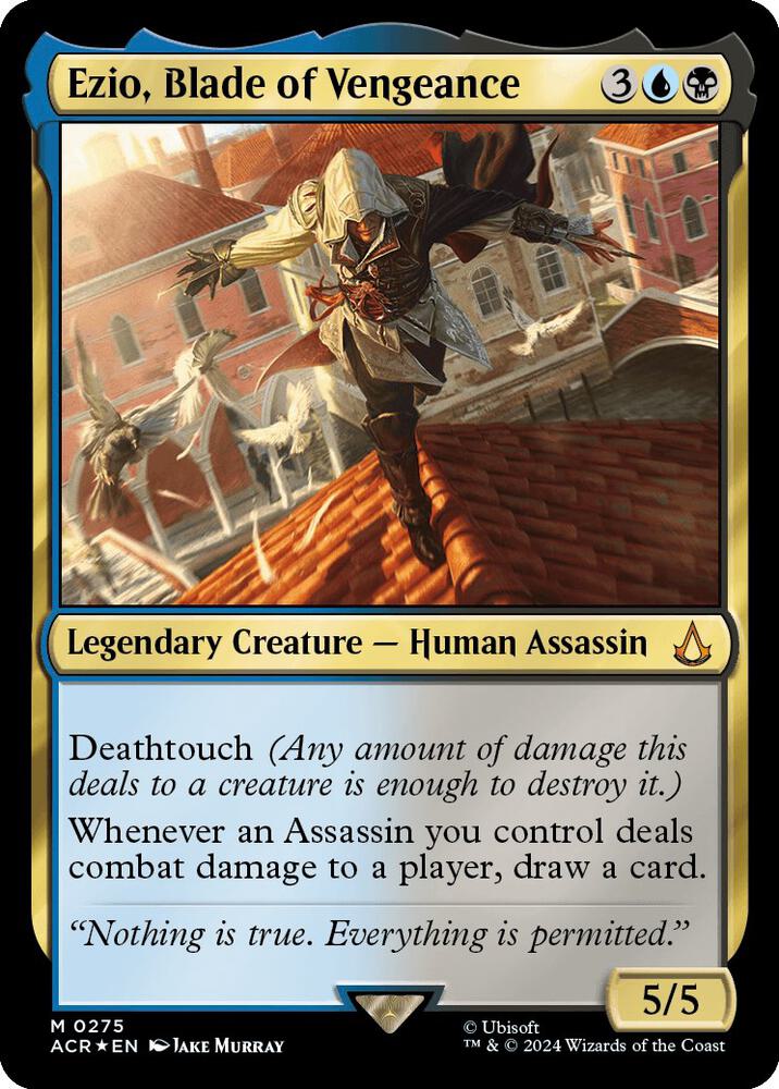 FOIL Ezio, Blade of Vengeance - #275 - Mythic Universes Beyond: Assassin's Creed