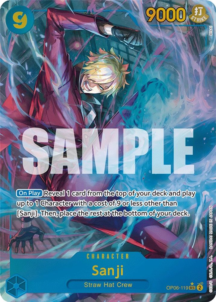 [ALTERNATE ART] Sanji (OP06-119) SEC - One Piece Wings of the Captain