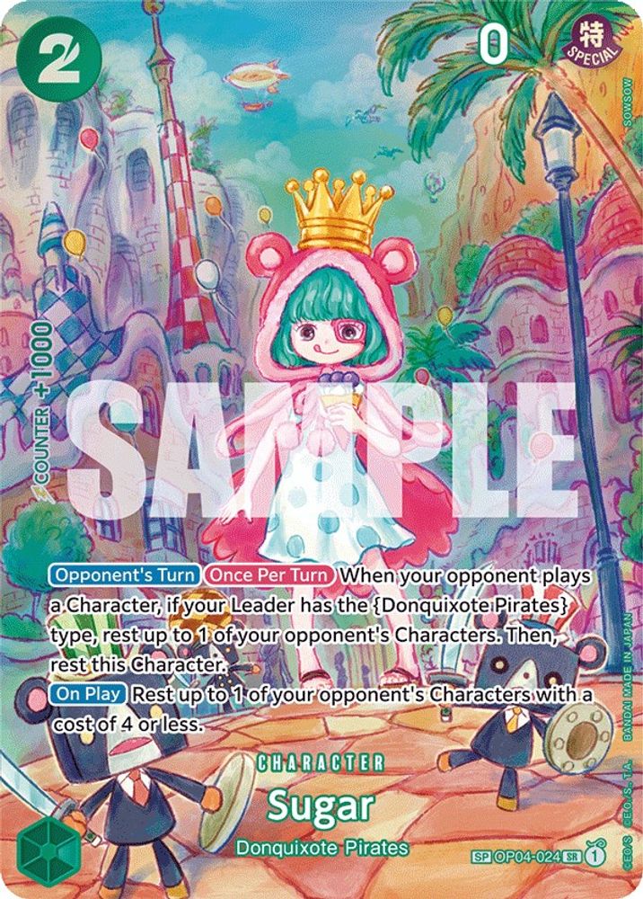[SP] Sugar (SP) (OP04-024) Super Rare - One Piece Wings of the Captain