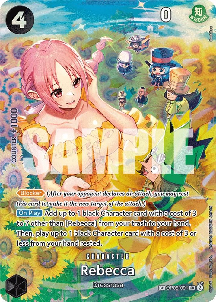 [SP] Rebecca (SP) (OP05-091) Super Rare - One Piece Wings of the Captain