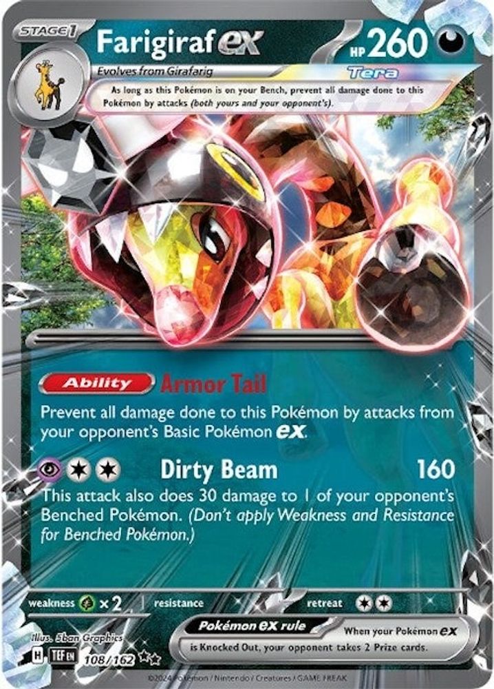 Farigiraf ex - [  108/162 ] - Double Rare - Pokemon SV05 Temporal Forces
