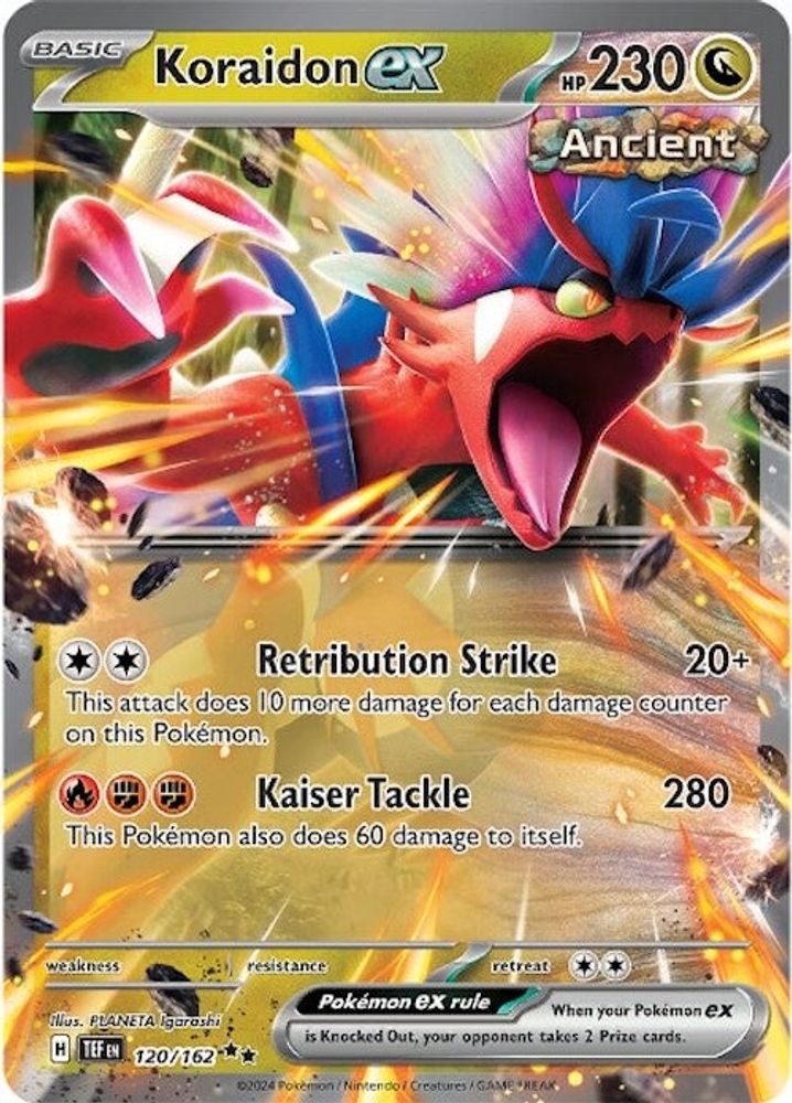 Koraidon ex - [  120/162 ] - Double Rare - Pokemon SV05 Temporal Forces