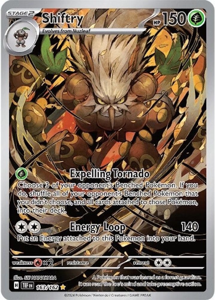 Shiftry - [  163/162 ] - Illustration Rare - Pokemon SV05 Temporal Forces
