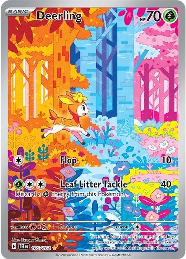 Deerling - [  165/162 ] - Illustration Rare - Pokemon SV05 Temporal Forces