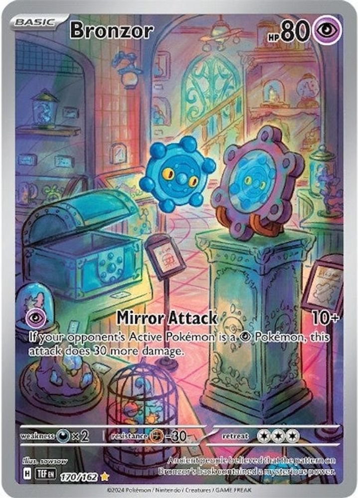 Bronzor - [  170/162 ] - Illustration Rare - Pokemon SV05 Temporal Forces