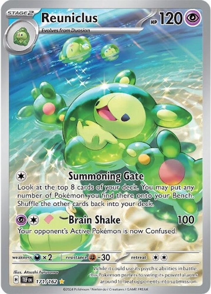 Reuniclus - [  171/162 ] - Illustration Rare - Pokemon SV05 Temporal Forces