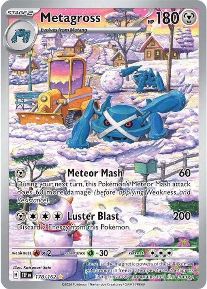 Metagross - [  178/162 ] - Illustration Rare - Pokemon SV05 Temporal Forces