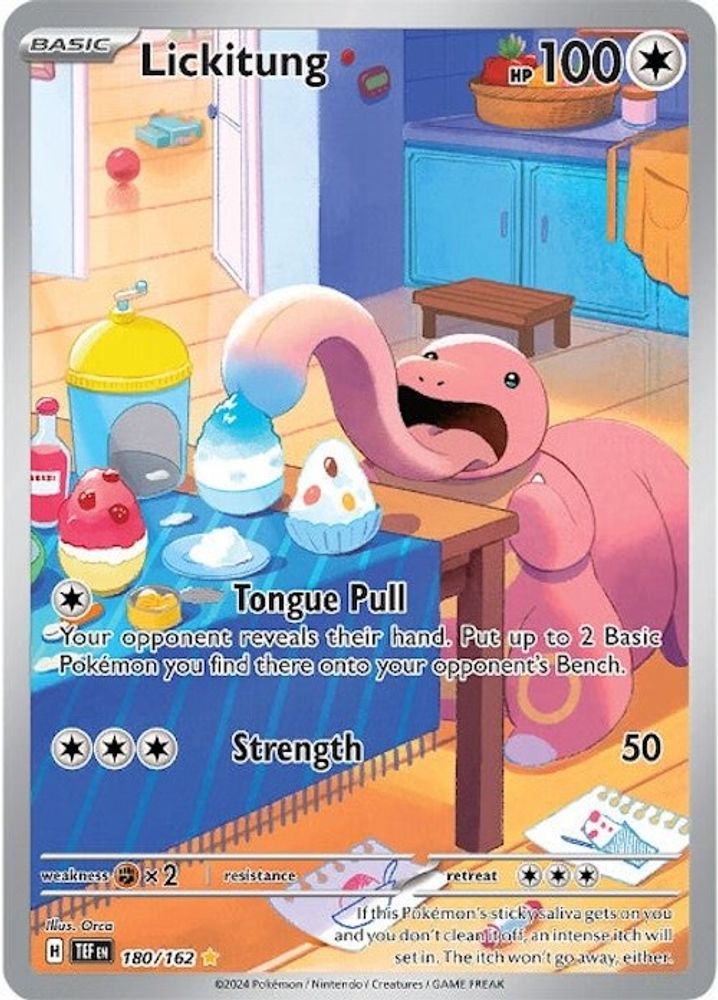Lickitung - [  180/162 ] - Illustration Rare - Pokemon SV05 Temporal Forces