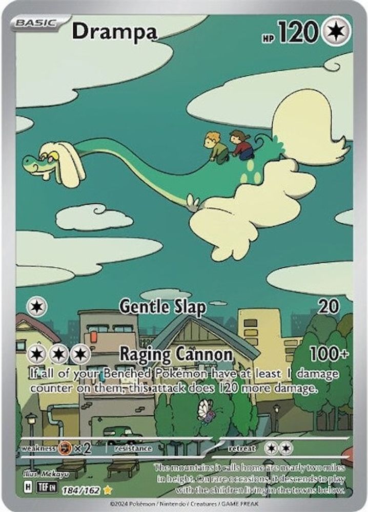 Drampa - [  184/162 ] - Illustration Rare - Pokemon SV05 Temporal Forces